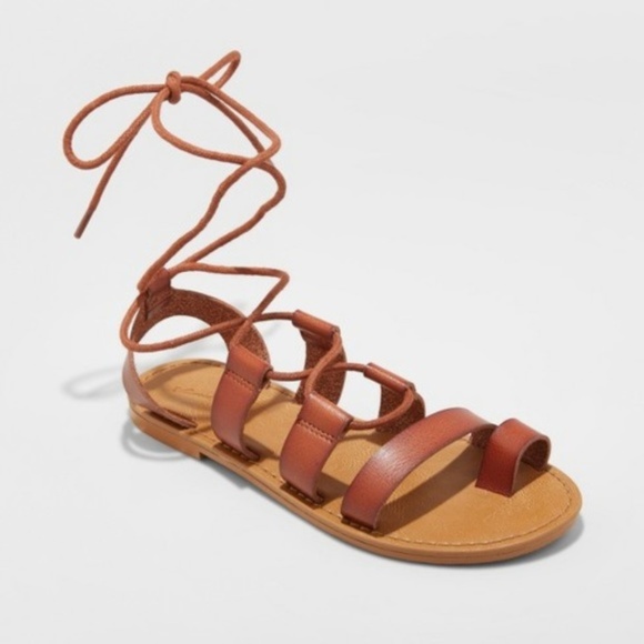 Universal Thread Shoes - Universal Thread Paige Lace Up Gladiator Sandals